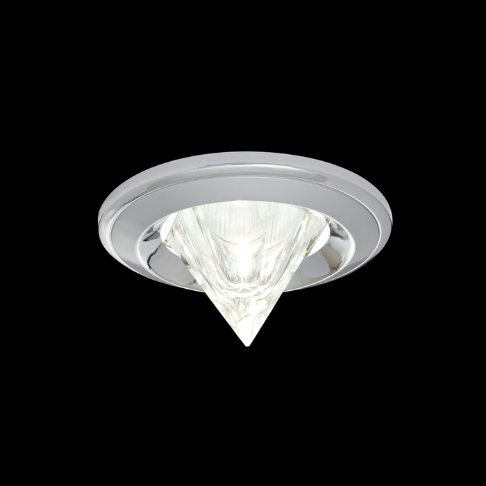 Светильник встраиваемый точечный Linvel MR16 GU5.3 ELC-2876+C6 PC/CH Св-к "кристалл"