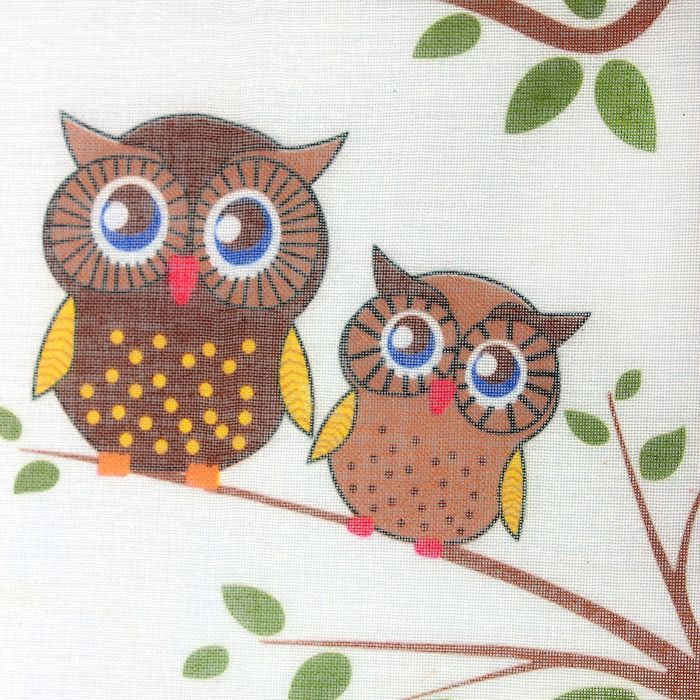 Тюль "Этель" Совы, ширина 145 см, высота 270 см