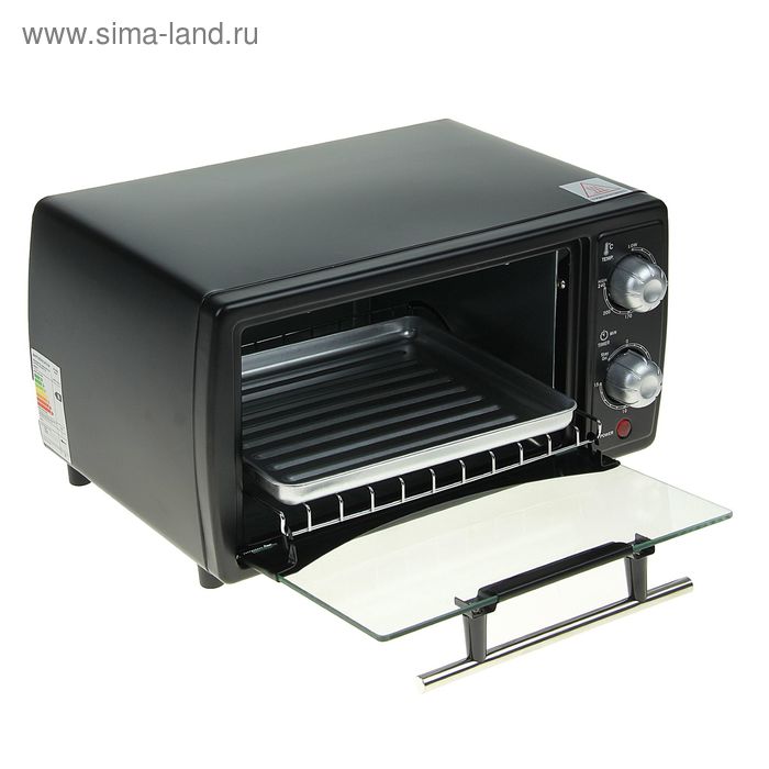 

Мини-печь ENERGY GT09-B, 700 Вт, 9 л, чёрная