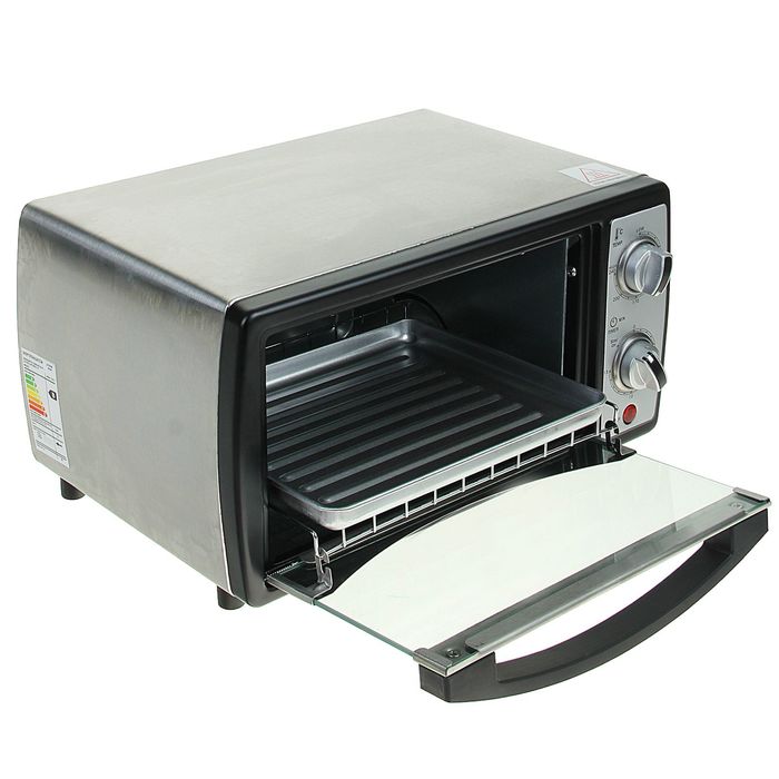 Духовой шкаф электрический ENERGY GT09-S, 700 Вт, 9 л, таймер, до 240ºС