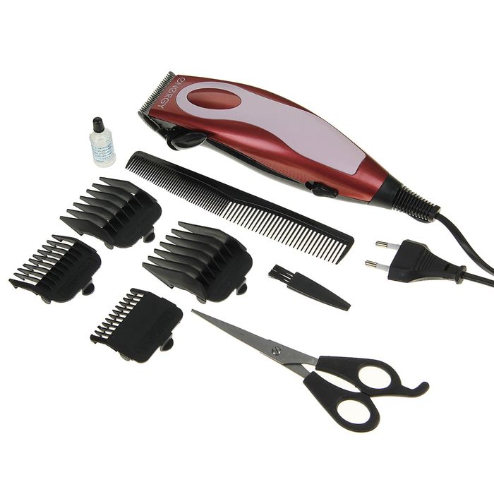 Машинка для стрижки ENERGY EN-718, 13 Вт, 4 насадки