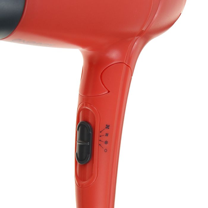 Фен для волос ENERGY EN-837, 1200/1400 Вт, 2 скорости, 3 температурных режима, склад. ручка