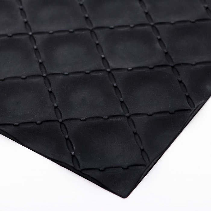 Коврик текстурный 25х18х0,5 см "Метлассе", цвет черный