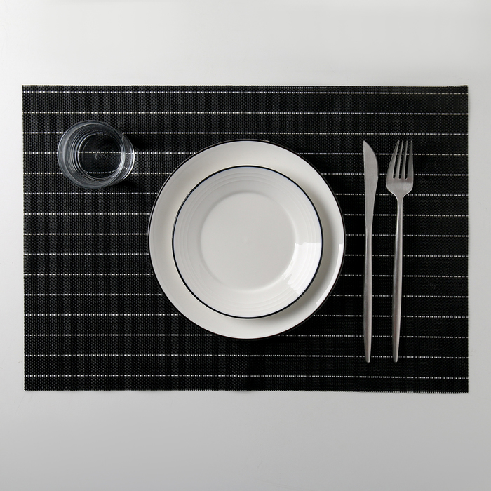 Салфетка кухонная "Темный шоколад" 45х30 см, цвет коричневый