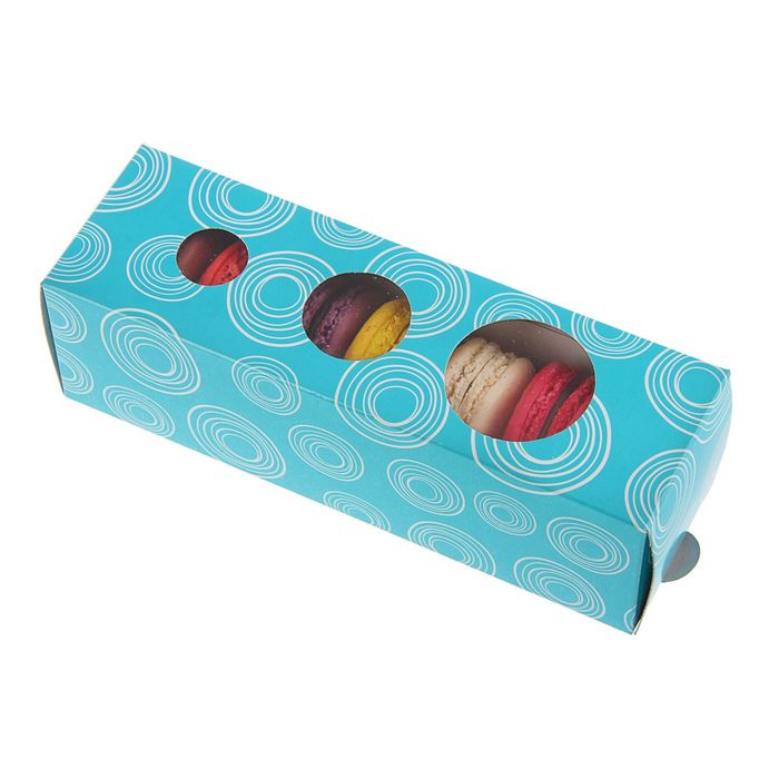 Коробка для сладостей "Всякие вкусности" пенал с окном, 18 х 5.5 х 5.5 см