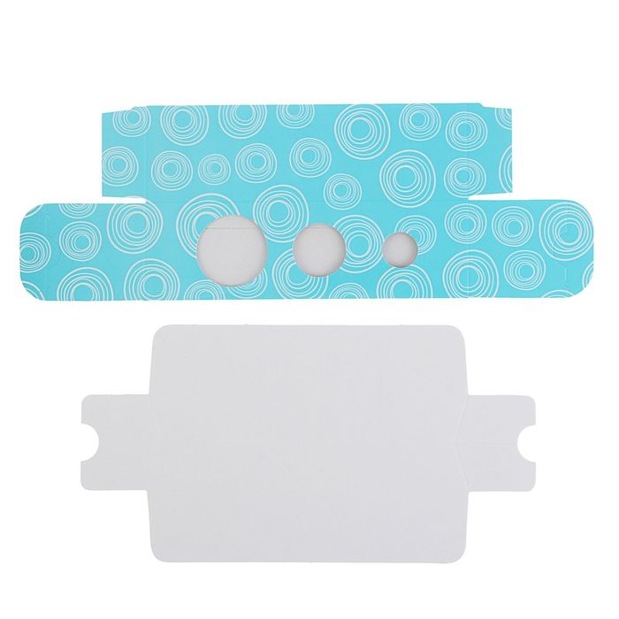 Коробка для сладостей "Всякие вкусности" пенал с окном, 18 х 5.5 х 5.5 см