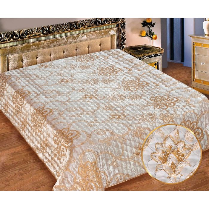 Покрывало Marianna ИМА рис 210-1 230х250 см, жаккард-атлас, пэ100% 107 гр/м