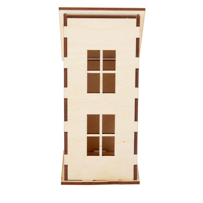 Чайный домик из фанеры "Венеция" высота 19 см (набор 6 деталей)