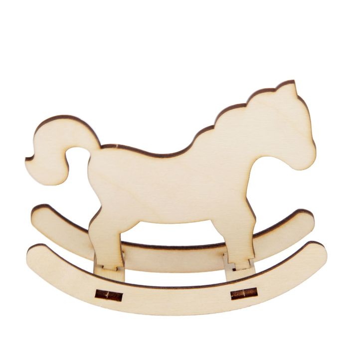 Заготовка для декора "Лошадка-качалка", набор 5 деталей