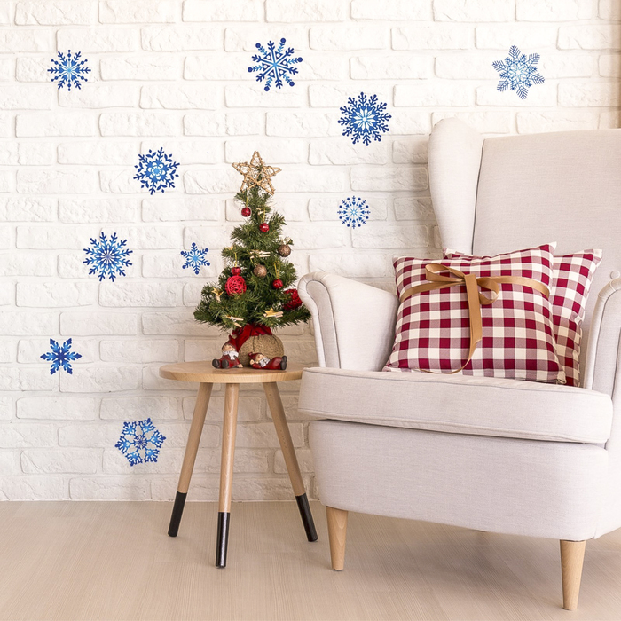 Наклейки Decoretto "Кружевные снежинки", 20х24 см