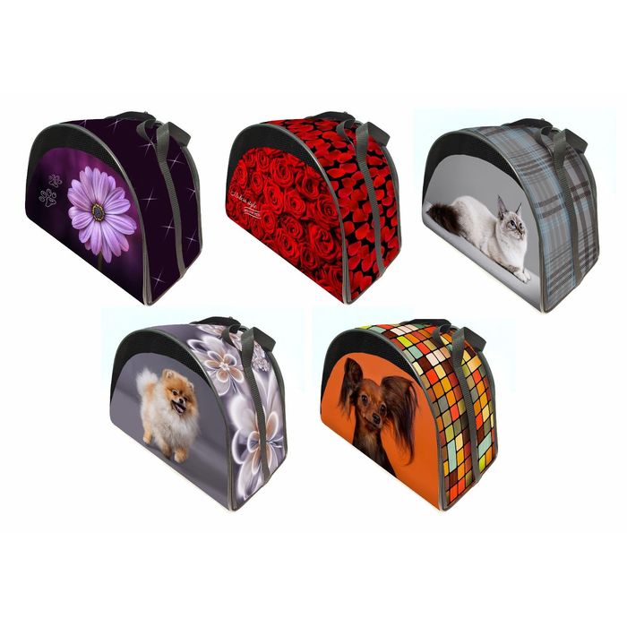 Сумка-переноска "Дизайн" размер S, 40 х 20 х 26 см, микс