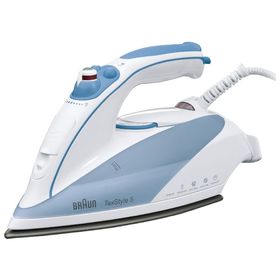 

Утюг Braun TS525A, 2000 Вт, алюминиевая подошва, 30 г/мин, 300 мл, белый