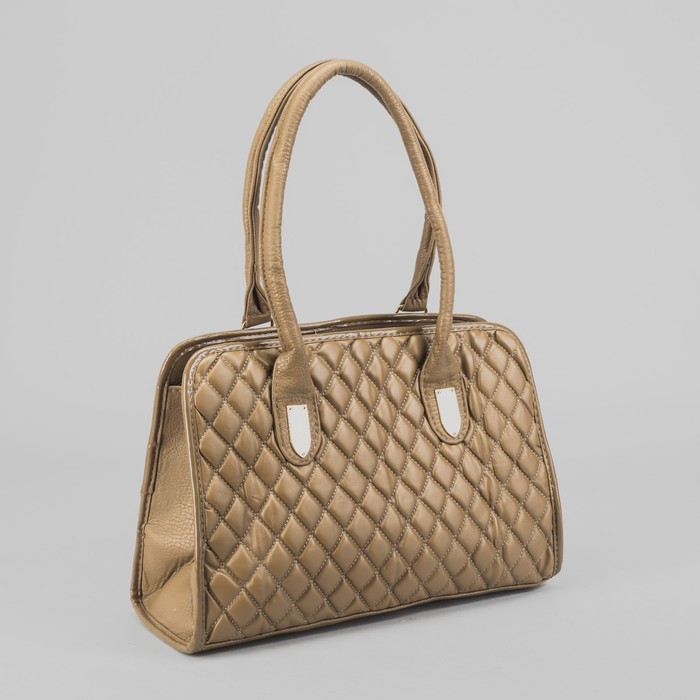 Сумка женская на молнии, 1 отдел, наружный карман, цвет хаки