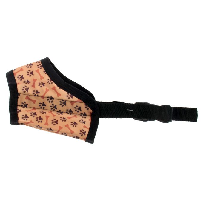 Намордник нейлоновый "Дизайн" №3, длина по носу 6 см, обхват морды 18 см (лабрадор), микс цветов