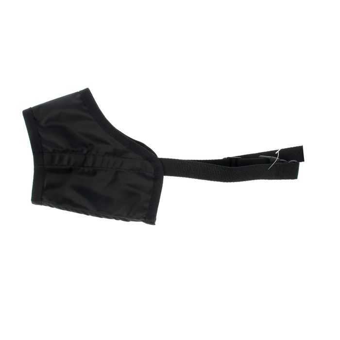 Намордник нейлоновый "Эконом" №5, длина по носу 8 см, обхват морды 24 см (немецкая овчарка)