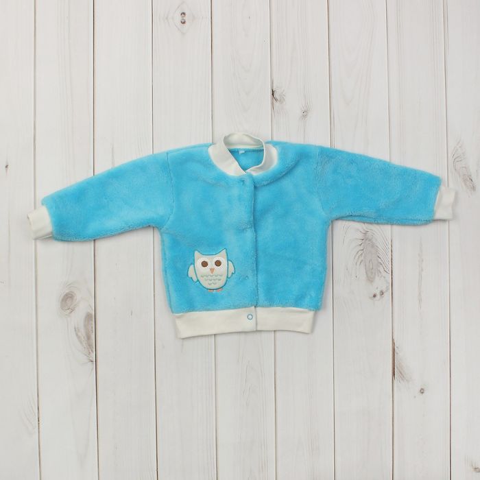 Кофточка с длинными рукавами, рост 74 см, цвет голубой 603-09В-24/74_М