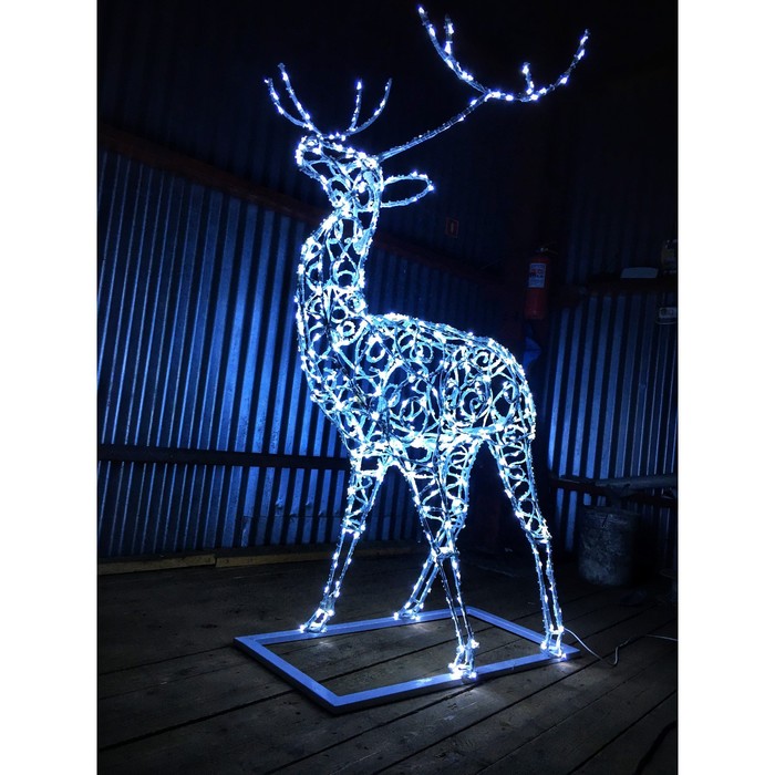 Светодиодная фигура "ОЛЕНЬ", объемная, 1.8 х 0.9 х 0.5 м, статика, 50 Вт
