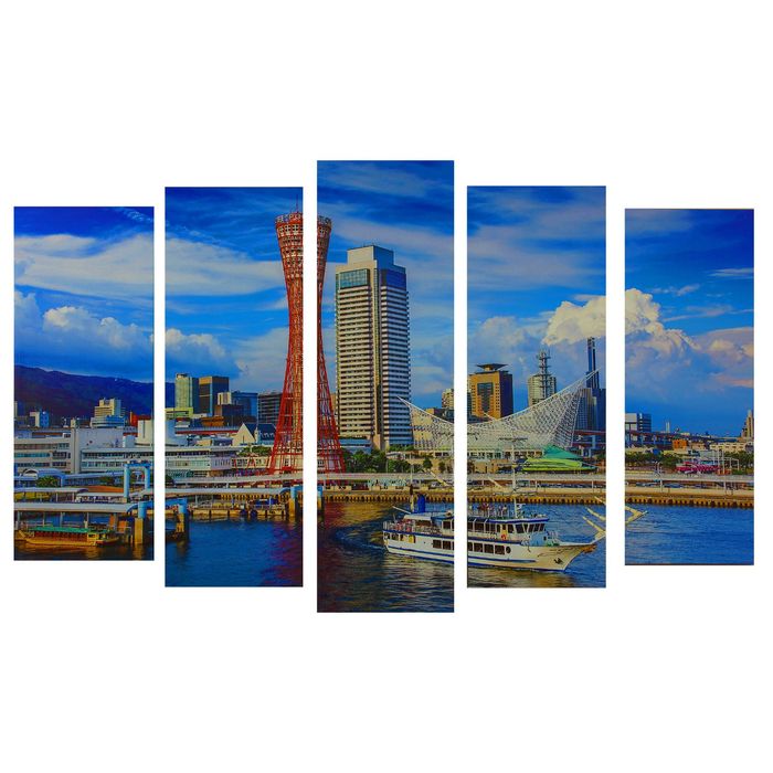 Модульная картина на подрамнике "Токио", 125×80 см