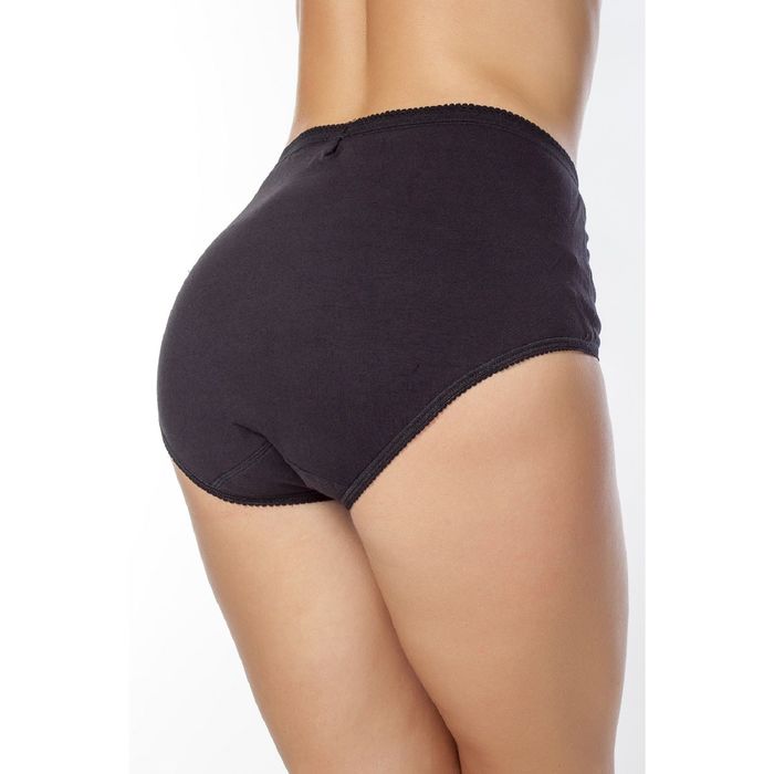 Трусы женские корректирующие DU1005 цвет чёрный (black), р-р 52 (XXL)