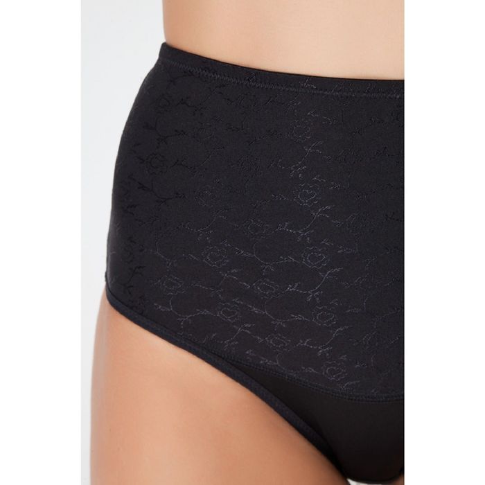 Трусы женские корректирующие DU1011-1 цвет чёрный (black), р-р 54 (XXXL)