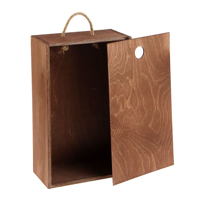 Пенал на 2 бутылки 33 х 17 х 11 см, венге