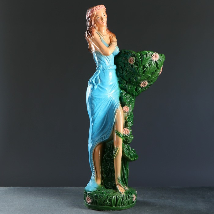 Фигурное кашпо "Лесная фея" цветная МИКС 85 см