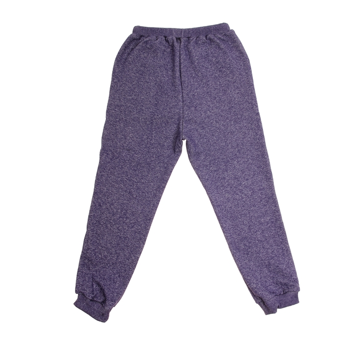 Брюки спортивные для девочки "Вышивка", рост 110-116 см, цвет фиолетовый 483В-469