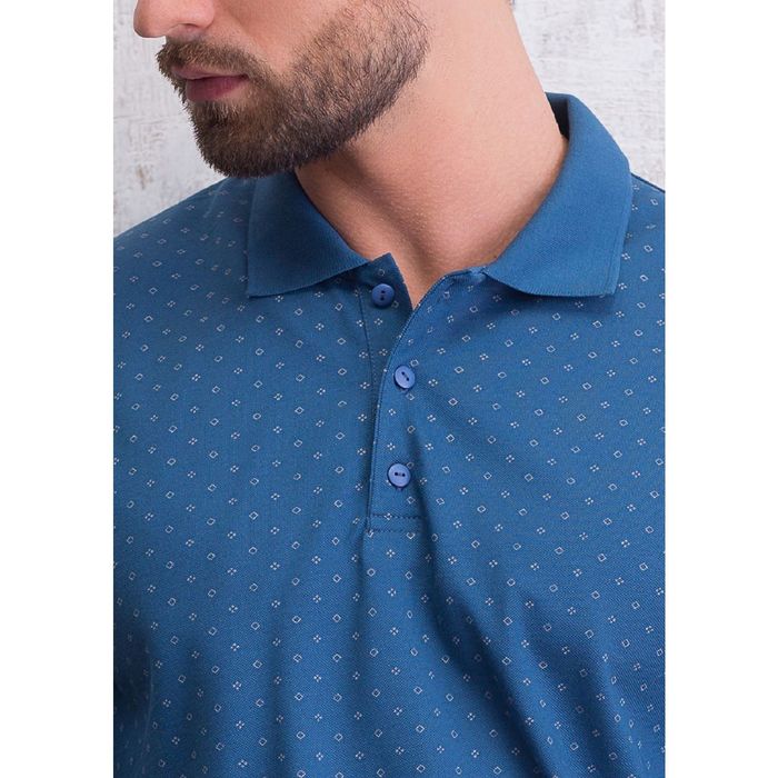 Футболка мужская арт. MF-692 - М цвет деним, р-р 52