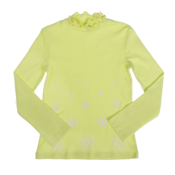 Джемпер для девочки "Шары цветов", рост 86-92 см (26), цвет лимонный