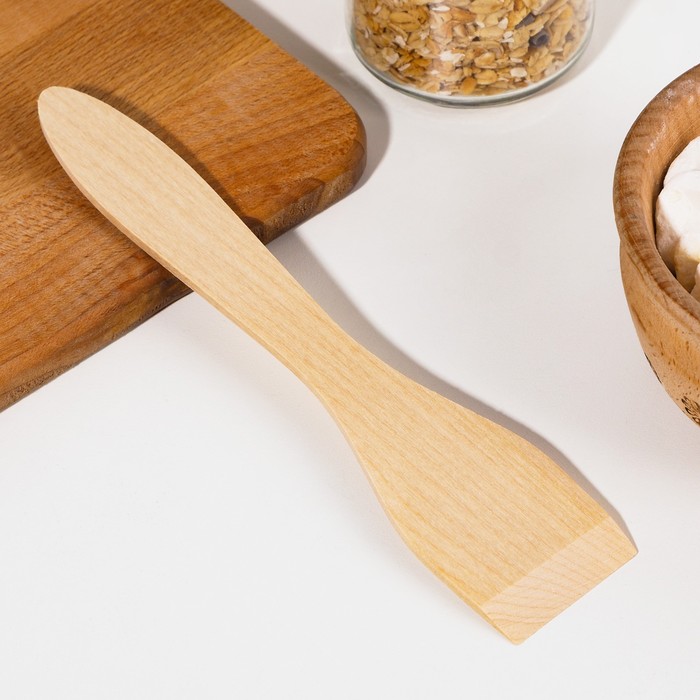 Лопатка деревянная "Берёза ЛЮКС" в евро-слоте