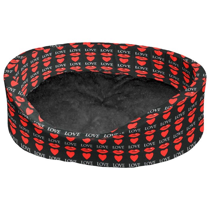 Лежанка Ferplast Dandy F 45 софа 45*35*13 см, х/б + мех, микс