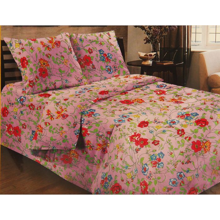 Постельное бельё 2 сп. Добрые традиции, рисунок 81, размер 180х215 см, 175х215 см, 70х70 см-2 шт., 105 г/м²