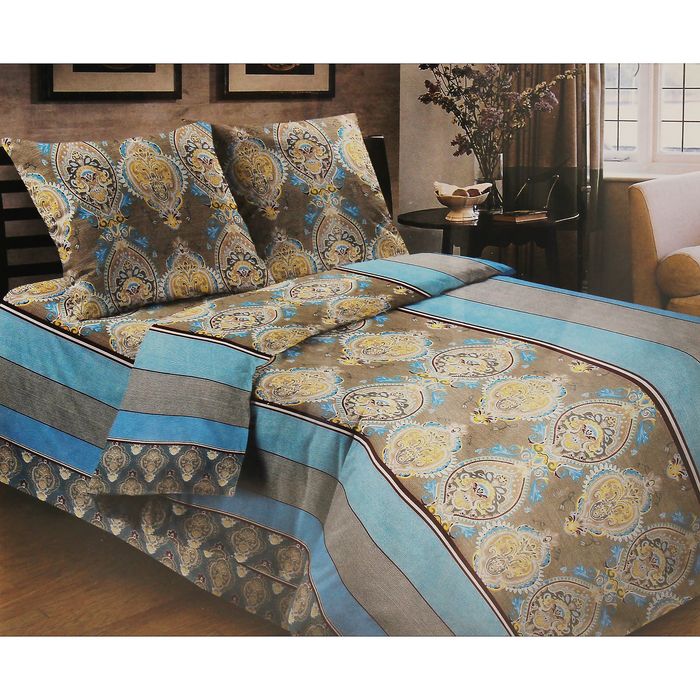 Постельное бельё 2 сп. Добрые традиции, рисунок 84, размер 180х215 см, 175х215 см, 70х70 см-2 шт., 105 г/м²