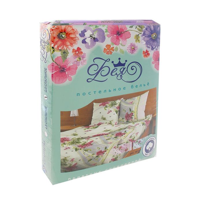 Постельное бельё 2 сп. ФЕЯ, рисунок 3675, размер 175х210 см, 175х210 см, 70х70 см-2 шт., 105 г/м²