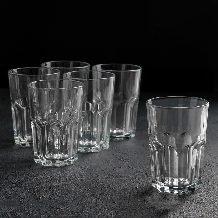 Набор стаканов высоких 350 мл New America, 6 шт