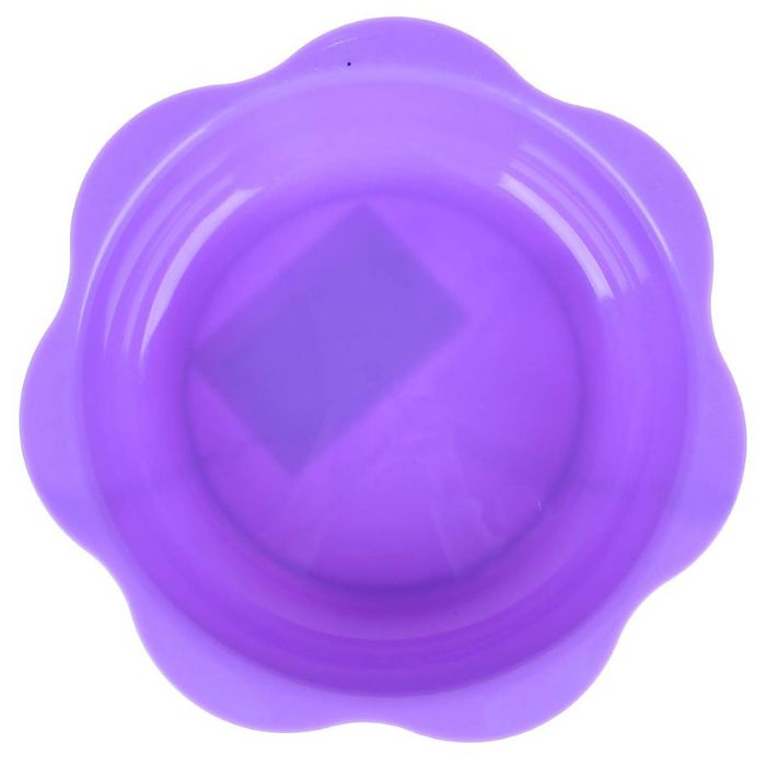 Миска детская пластиковая, 500 мл, от 6 мес., глубокая, цвет фиолетовый