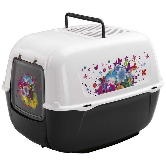 Туалет Ferplast Prima Decor для кошек, закрытый