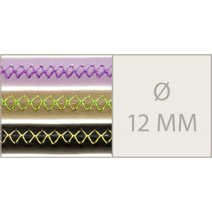 Ошейник Ferplast удавка Derby, 70 х 1,2 см, эко-кожа/внутри нейлоновый шнур, черный