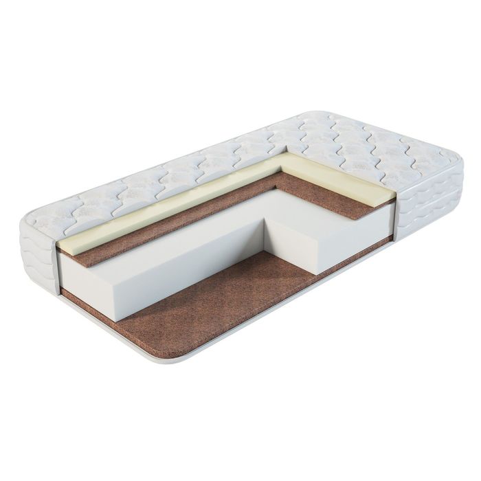 Матрас детский беспружинный "Президент", размер 120х60х15 см, чехол трикотаж