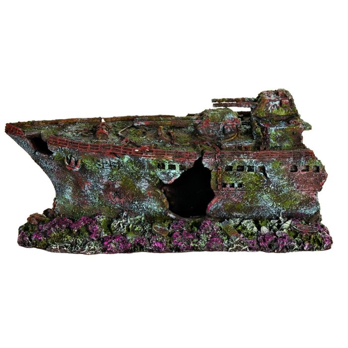 Грот Trixie "Корабль" 70см, пластик