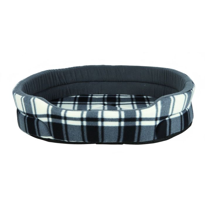 Лежак Mirlo, 65х55 см, белый/серый