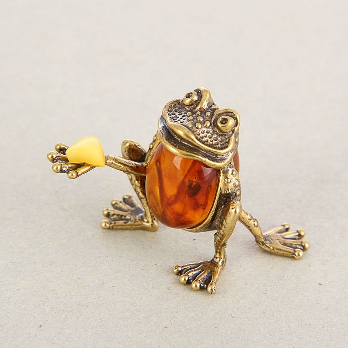 Сувенир "Лягушка с подарком"