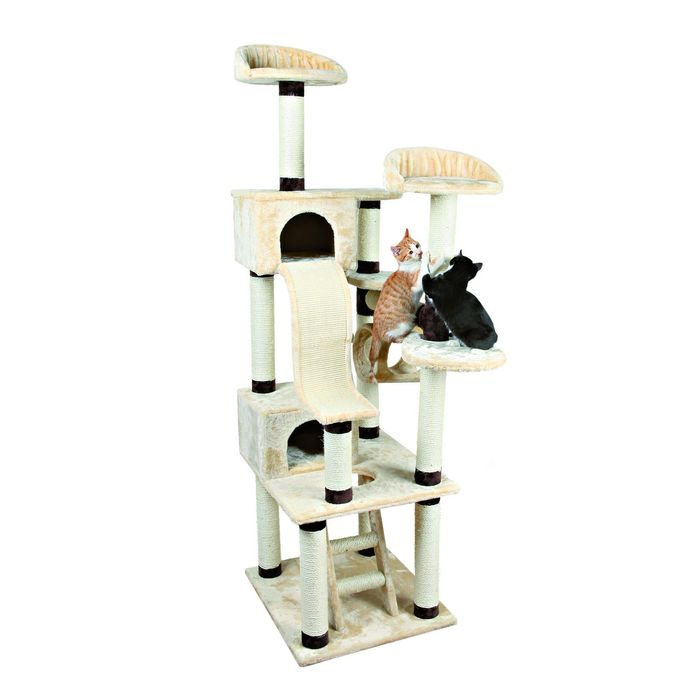 Домик Trixie Adiva для кошки, 209см., бежевый/коричневый.