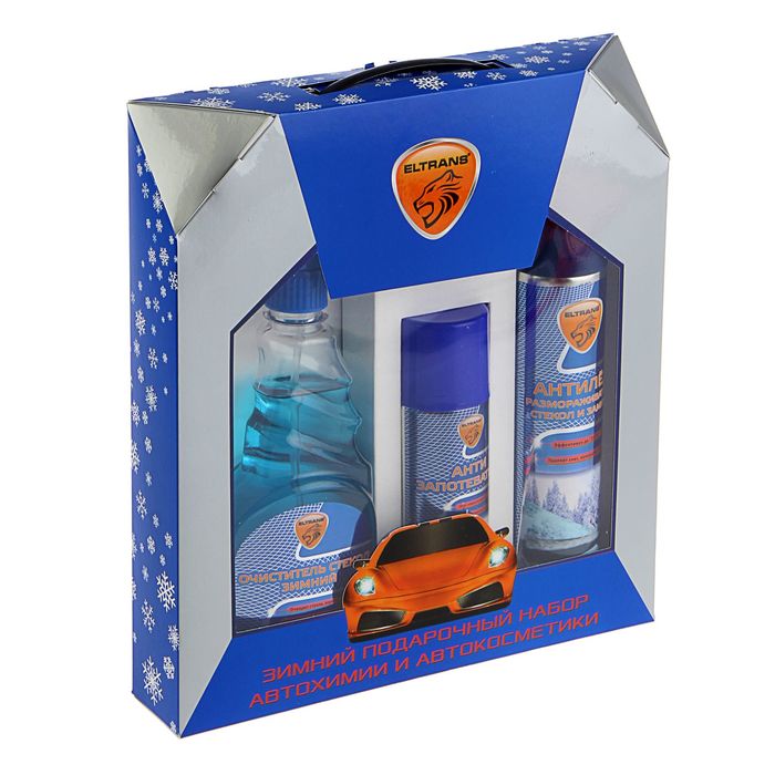 Набор "Зимняя дорога": Очиститель стекол, Антизапотеваль, Антилёд