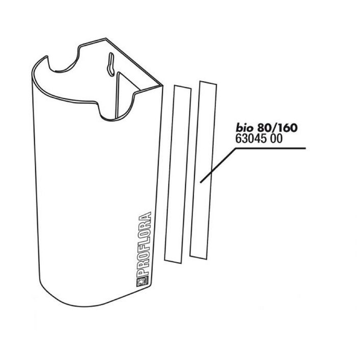 Крепление термокожуха  JBL Doppels Klebestreif Thermomantel для JBL ProFlora bio80/160