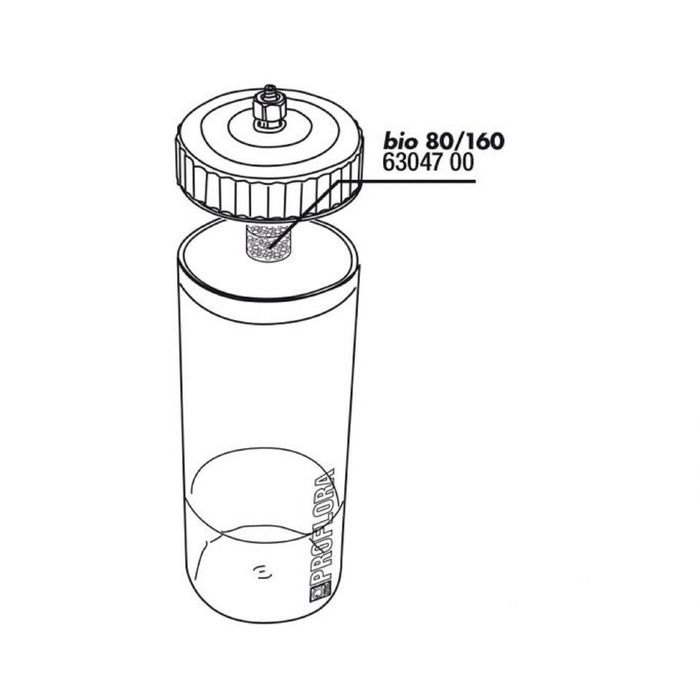 Фильтрующая прокладка для реакционного сосуда для JBL ProFlora bio80/160,JBL Filtereinsatz Reaktions