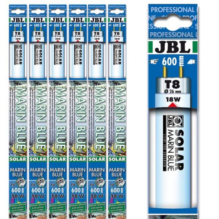 Специальная "голубая" люминесцентная Т8 лампа с актиничным спектром для аквариумов с морской водой,