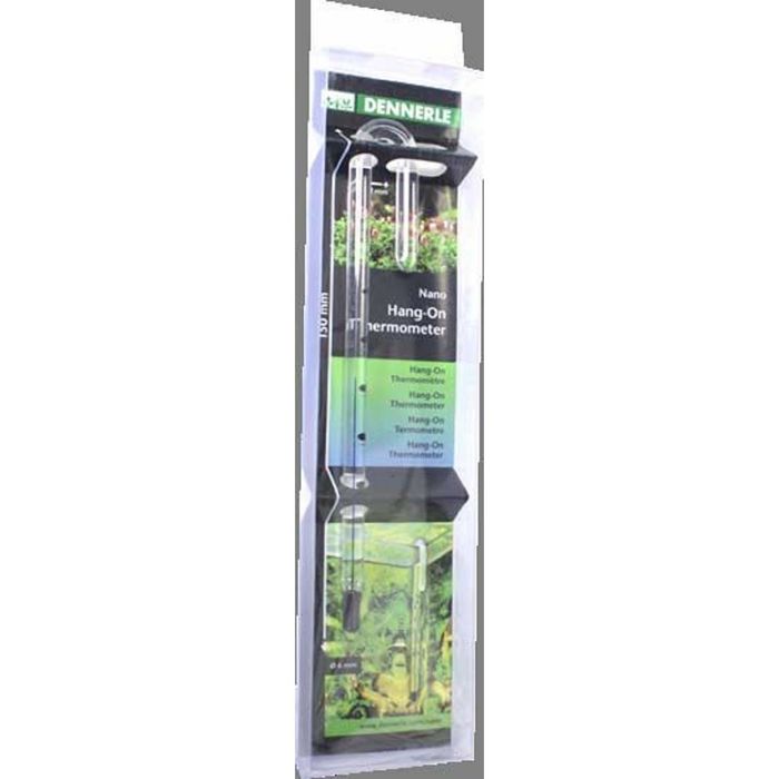 Стеклянный термометр Dennerle Nano HangOn Thermometer, подвешивается на стенку аквариума