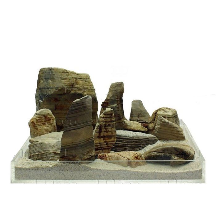 Набор камней UDeco Gobi Stone MIX SET 30 "Гоби" для декора, размер 5-40 см, m=30 кг, 1 шт
