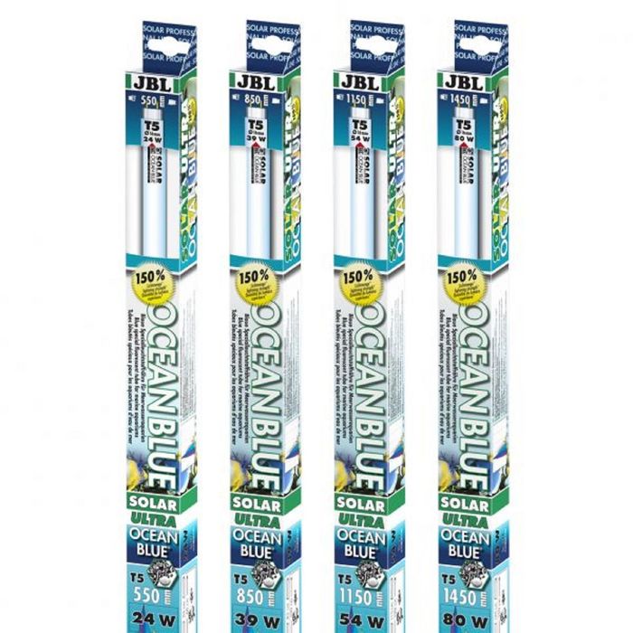 Специальная синяя актиничная люминесцентная Т5 лампа для морских аквариумов, JBL SOLAR OCEAN BLUE T5